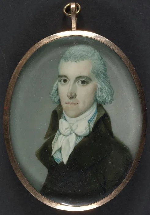 Framed Print : Richard Crosse, 1742-1810, British, Young Man in a Brown Jacket, ca. 1795. Watercolor on ivory Framed Print : Richard Crosse, 1742-1810, British, Young Man in a Brown Jacket, ca. 1795. Watercolor on ivory