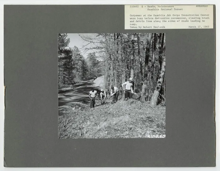 Framed Print : Road Maintenance - Arizona. Photographs Relating to National Forests