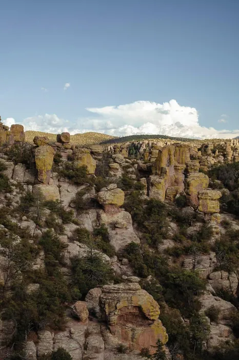 Framed Print : Rock formations at Chiricahua National Monument vertical Framed Print : Rock formations at Chiricahua National Monument vertical