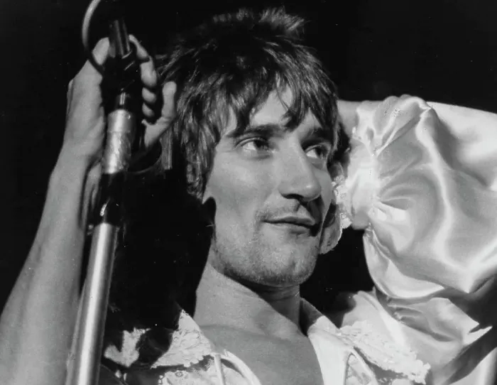 Framed Print : Rod Stewart, Buxton Festival, Buxton, 1974 Framed Print : Rod Stewart, Buxton Festival, Buxton, 1974