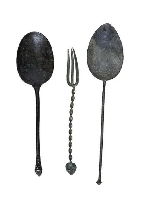 Framed Print : Roman cutlery. SPAIN. CATALONIA. BARCELONA. Barcelona. Archaeology Museum of Catalonia Framed Print : Roman cutlery. SPAIN. CATALONIA. BARCELONA. Barcelona. Archaeology Museum of Catalonia
