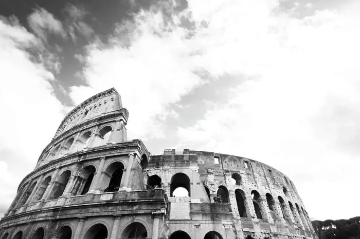Framed Print : Rome Coliseum Black & White Framed Print : Rome Coliseum Black & White
