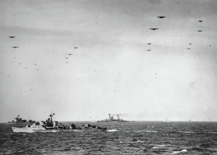 Framed Print : The Royal Navy during the Second World War- Operation Overlord (the Normandy Landings)