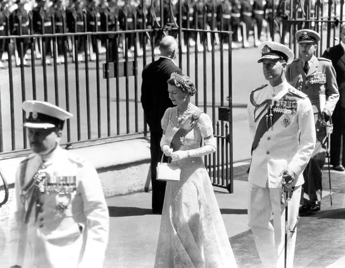 Framed Print : Royal Tour 54. Opening of NSW State Parliament. February 4, 1954 Framed Print : Royal Tour 54. Opening of NSW State Parliament. February 4, 1954