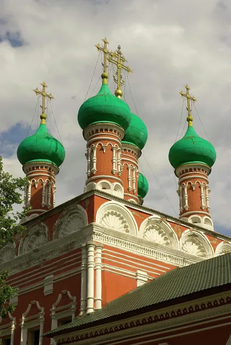 Framed Print : Russia. Moscow. Petrovsky district. Upper St. Peter Monastery. Green onion domes Framed Print : Russia. Moscow. Petrovsky district. Upper St. Peter Monastery. Green onion domes