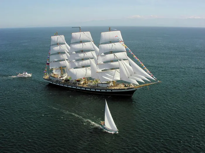Framed Print : The Russian Dar Mlodziezy-class Pallada Tall ship sails into Victoria, British Columbia, Canada Framed Print : The Russian Dar Mlodziezy-class Pallada Tall ship sails into Victoria, British Columbia, Canada