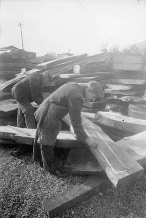 Framed Print : Rye Shipyard- the Construction of Motor Fishing Vessels