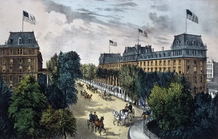 Framed Print : Saratoga Springs Currier & Ives (1834-1907 American) Color Lithograph Library of Congress Framed Print : Saratoga Springs Currier & Ives (1834-1907 American) Color Lithograph Library of Congress