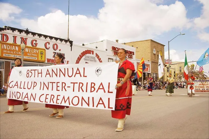 Framed Print : Saturday Parade, Gallup Inter-Tribal Indian Ceremonial, Gallup, New Mexico