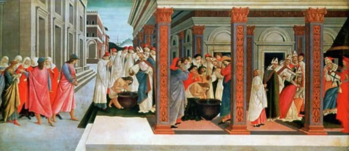 Framed Print : Four Scenes from the Early Life of Saint Zenobius c Framed Print : Four Scenes from the Early Life of Saint Zenobius c