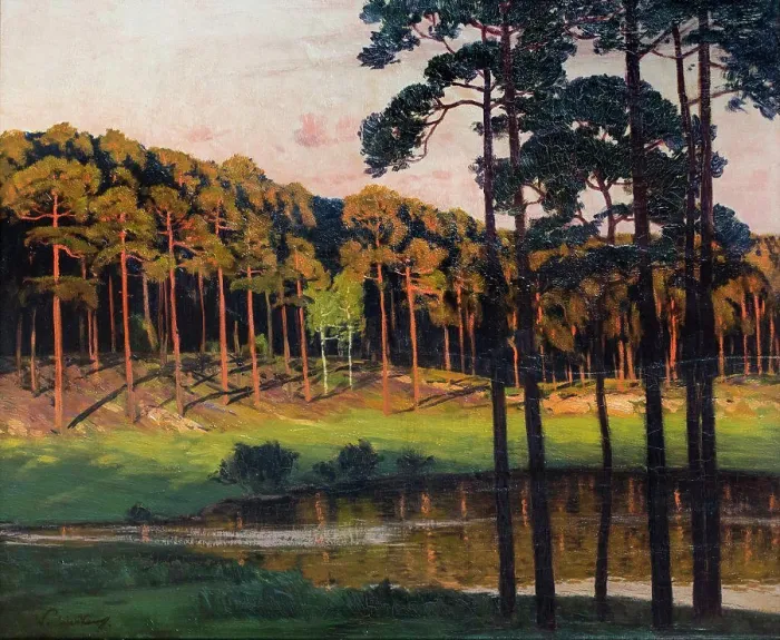 Framed Print : Schlachtensee Oil on canvas Walter Rudolf Leistikow; German (1865-1908) Framed Print : Schlachtensee Oil on canvas Walter Rudolf Leistikow; German (1865-1908)