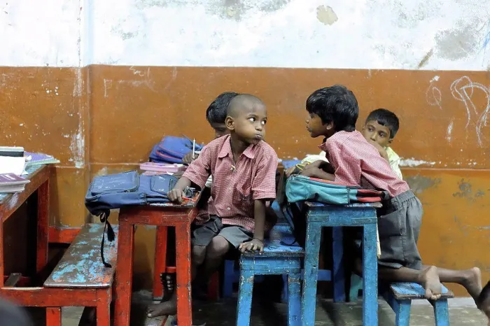 Framed Print : Schoolchildren in a school for Tomorrow Foundation India Framed Print : Schoolchildren in a school for Tomorrow Foundation India