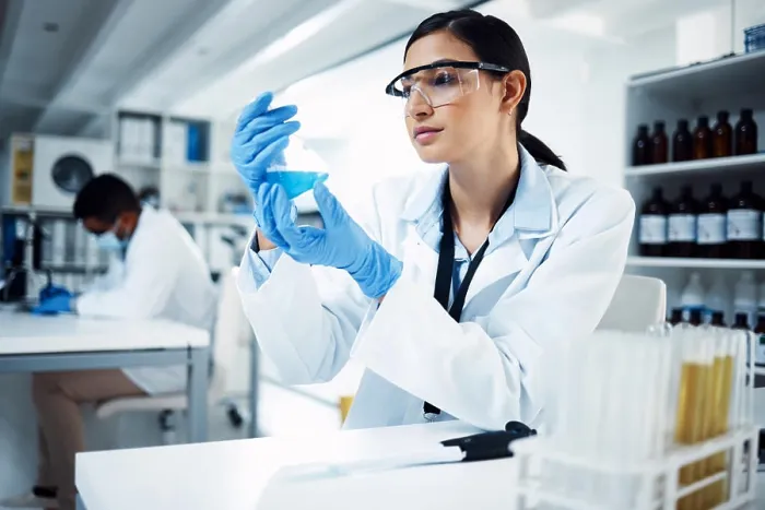 Framed Print : Science, research and woman scientist in laboratory with medical Framed Print : Science, research and woman scientist in laboratory with medical