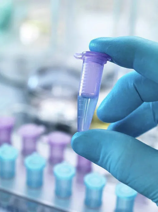 Framed Print : Scientist preparing a sample in a eppendorf tube for chemical analysis Framed Print : Scientist preparing a sample in a eppendorf tube for chemical analysis