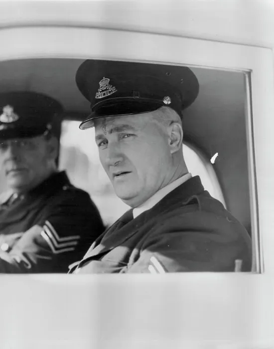 Framed Print : Sgt. R. Newman of Waverley, after he had left the Eastern Subs Hospital where he received treatment Framed Print : Sgt. R. Newman of Waverley, after he had left the Eastern Subs Hospital where he received treatment