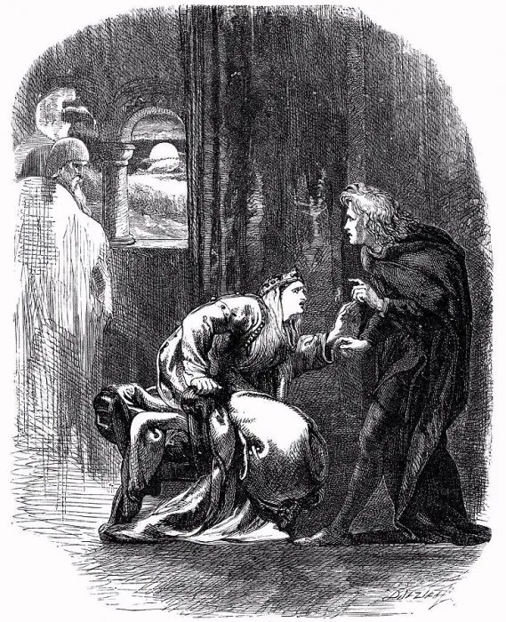 Framed Print : Shakespeare Hamlet Act 3 Sc 4 Framed Print : Shakespeare Hamlet Act 3 Sc 4