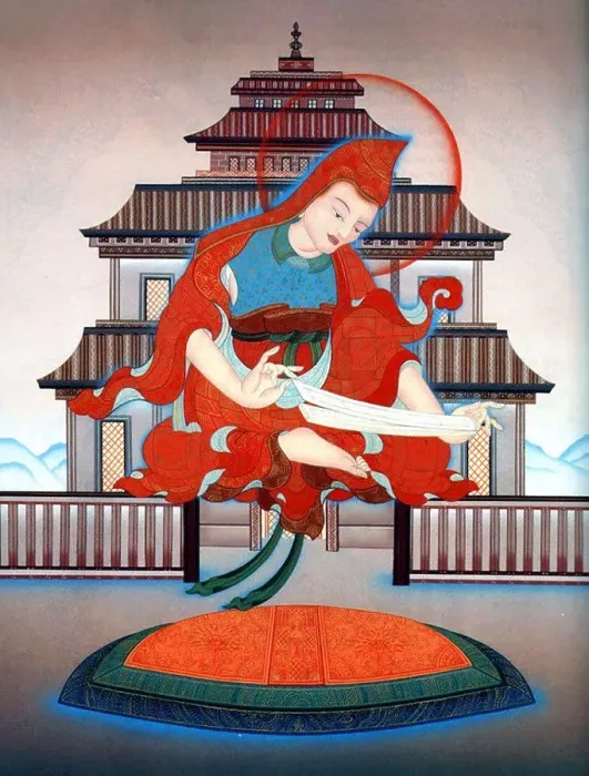 Framed Print : Shantideva (Tibetan: Shyiwa Lha) Framed Print : Shantideva (Tibetan: Shyiwa Lha)