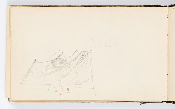 Framed Print : Sketchbook Page, Kenyon Cox, American