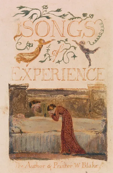 Framed Print : Songs Innocence Experience Plate 33 Experience Title Page Framed Print : Songs Innocence Experience Plate 33 Experience Title Page