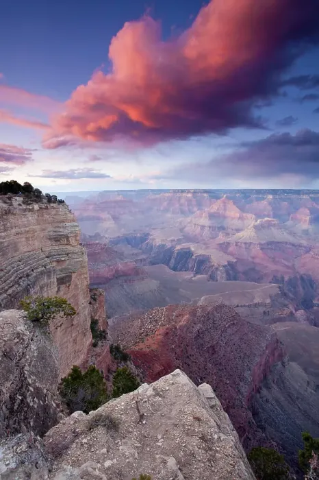 Framed Print : South Rim Of The Grand Canyon At Sunset, Arizona Framed Print : South Rim Of The Grand Canyon At Sunset, Arizona