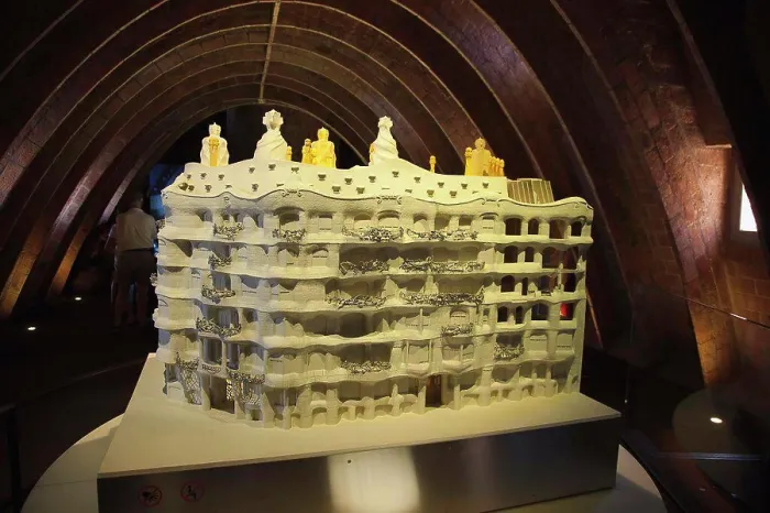 Framed Print : Spain, Catalonia, Barcelona, La Pedrera or Casa Mila on Passeig de Gracia Framed Print : Spain, Catalonia, Barcelona, La Pedrera or Casa Mila on Passeig de Gracia