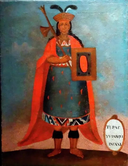 Framed Print : Spanish colonial portrait of the Inca King Tupac Yupanqui, the tenth Sapa Inca (1471ñ93) Framed Print : Spanish colonial portrait of the Inca King Tupac Yupanqui, the tenth Sapa Inca (1471ñ93)