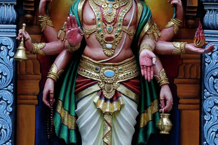 Framed Print : Sri Krishnan hindu temple. Hindu deity. Decorative sculpture. Singapore Framed Print : Sri Krishnan hindu temple. Hindu deity. Decorative sculpture. Singapore