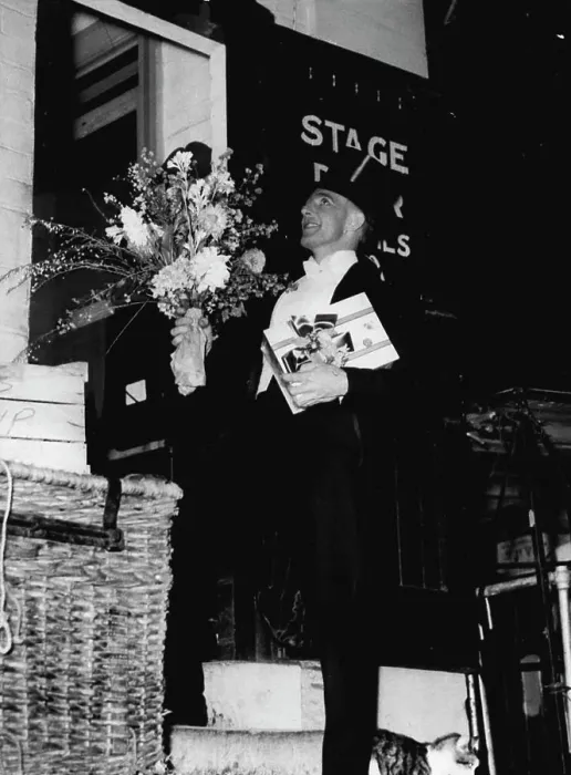 Framed Print : Stage Door Johnny. April 09, 1938.