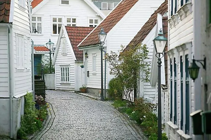 Framed Print : Stavanger Old Town Framed Print : Stavanger Old Town