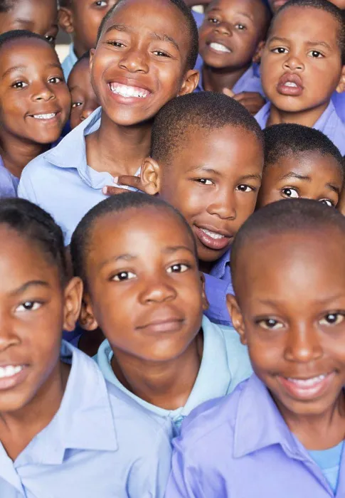 Framed Print : Students smiling together Framed Print : Students smiling together