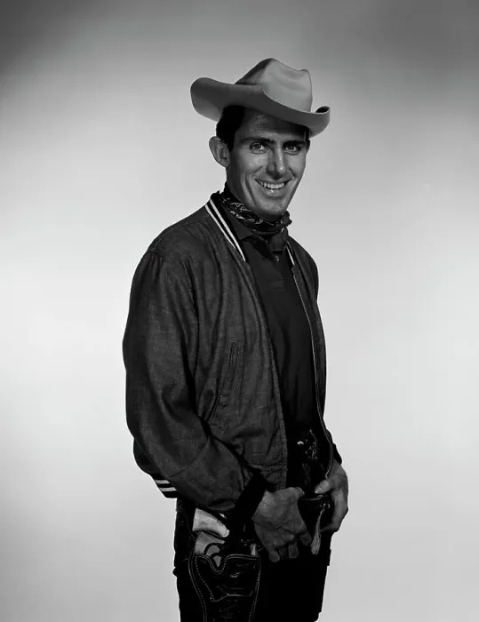 Framed Print : Studio portrait of cowboy Framed Print : Studio portrait of cowboy