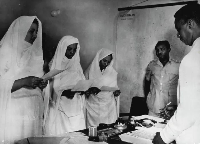 Framed Print : The Sudanese Women May Vote - Women - as women - have no votes in the Sudan Framed Print : The Sudanese Women May Vote - Women - as women - have no votes in the Sudan