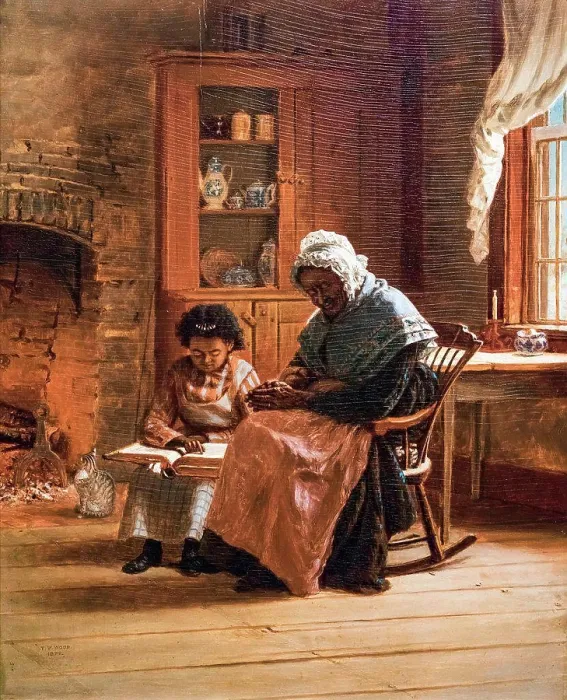 Framed Print : Sunday Morning; 1877 Oil on panel Thomas Waterman Wood; American 1823 - 1903 Framed Print : Sunday Morning; 1877 Oil on panel Thomas Waterman Wood; American 1823 - 1903