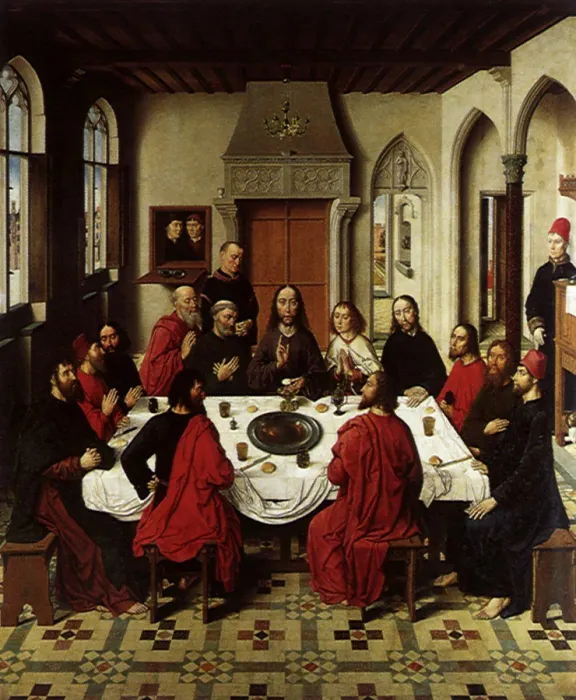 Framed Print : The Last Supper, Bouts, Dieric, 1465