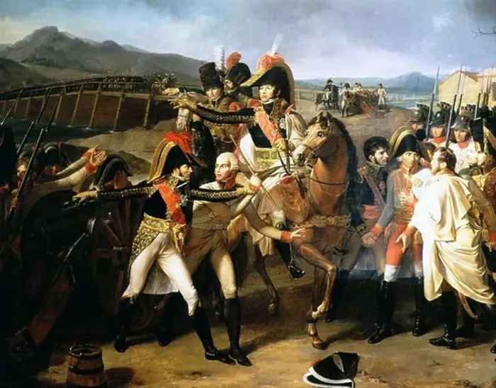 Framed Print : Surprise attack on Tabour bridge over Danube Framed Print : Surprise attack on Tabour bridge over Danube