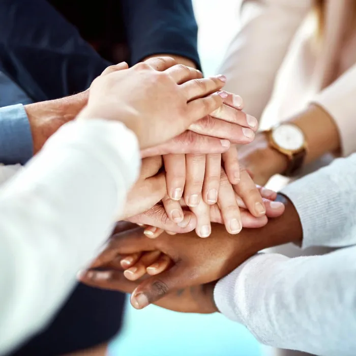 Framed Print : Team building, support or hands of business people in stack for Framed Print : Team building, support or hands of business people in stack for