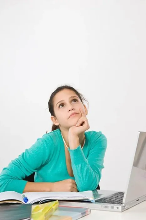 Framed Print : Teenage Girl Daydreaming
