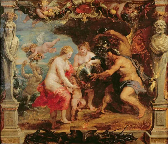 Framed Print : Thetis receiving Armour for Achilles from Hephaestus, Rubens, Pieter Paul (1577-1640) Framed Print : Thetis receiving Armour for Achilles from Hephaestus, Rubens, Pieter Paul (1577-1640)