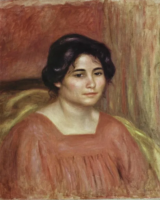 Framed Print : Title Unknown (Portrait of a Woman) Pierre Auguste Renoir (1841-1919 / French) Framed Print : Title Unknown (Portrait of a Woman) Pierre Auguste Renoir (1841-1919 / French)