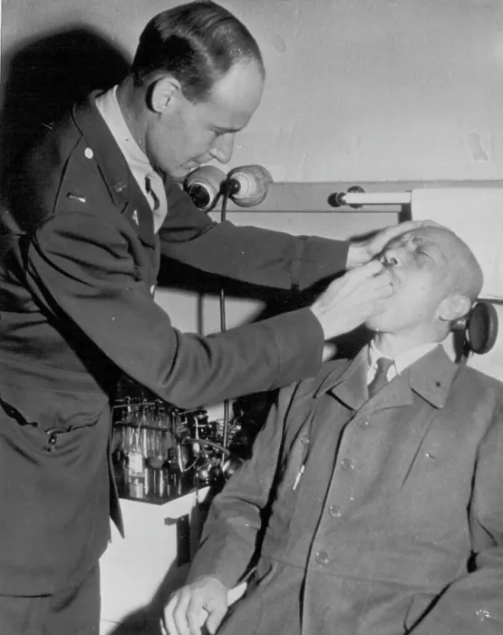 Framed Print : Tojo Gets a Health Check-Up -- Lt Framed Print : Tojo Gets a Health Check-Up -- Lt