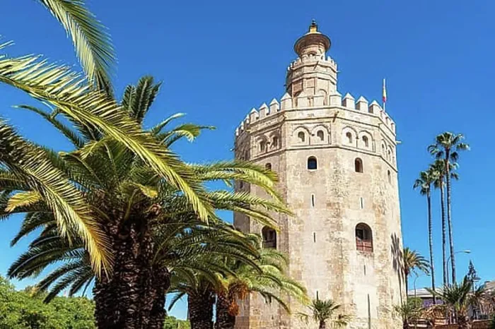 Framed Print : Torre del Oro Gold Tower medieval landmark from early 13th century in Seville, Spain, Andalusia region, Europe Framed Print : Torre del Oro Gold Tower medieval landmark from early 13th century in Seville, Spain, Andalusia region, Europe