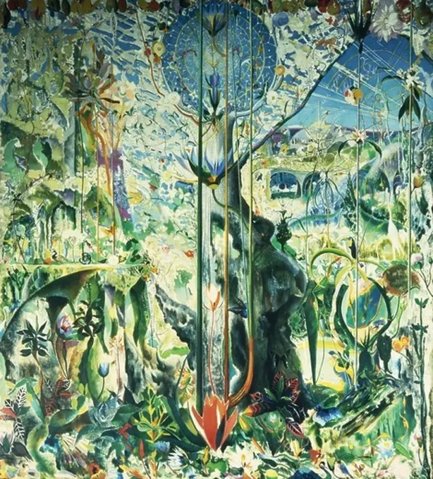 Framed Print : Tree of My Life, 1919. Joseph Stella (1877-1946). Oil on canvas. 212.1 x 191.8cm