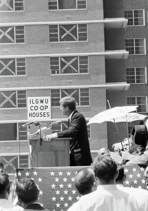Framed Print : Trip to New York City: International Ladies Garment Workers Union (ILGWU) Housing Project