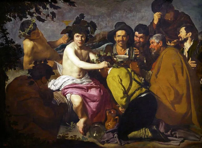 Framed Print : Triumph of Bacchus by Diego Velazquez, circa 1629, Spain, Madrid, Museo Nacional del Prado