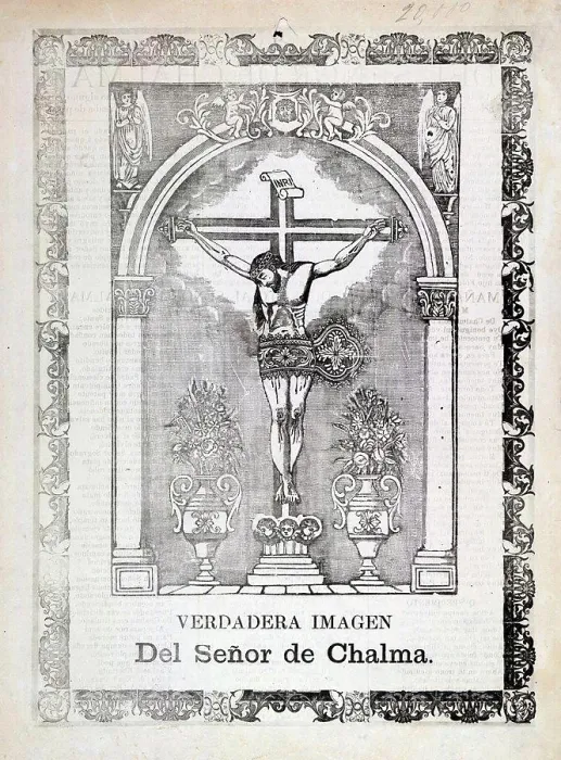 Framed Print : True image of the lord of Chalma by Jose Guadalupe (1852-1913) Framed Print : True image of the lord of Chalma by Jose Guadalupe (1852-1913)