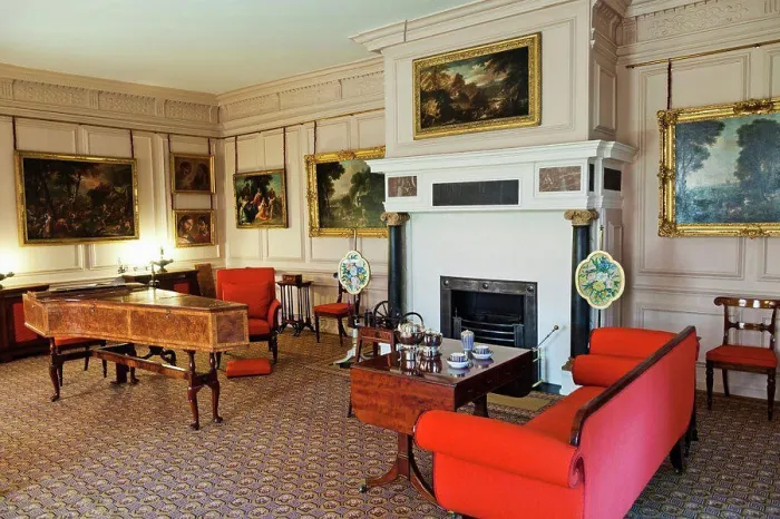 Framed Print : UK, England, London, Richmond, Kew Palace, Queen's Drawing Room