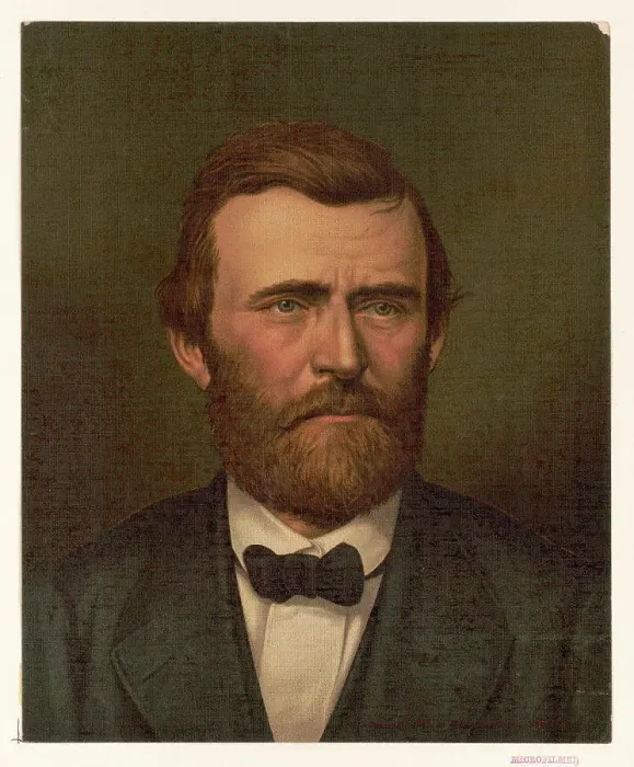 Framed Print : Ulysses S. Grant, bust portrait, facing right, wearing suit Framed Print : Ulysses S. Grant, bust portrait, facing right, wearing suit