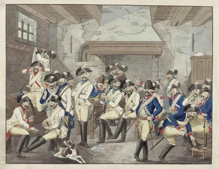 Framed Print : Uniforms of the Dutch cavalry, ca 1787-1790, Anonymous, 1787 - 1790 Framed Print : Uniforms of the Dutch cavalry, ca 1787-1790, Anonymous, 1787 - 1790