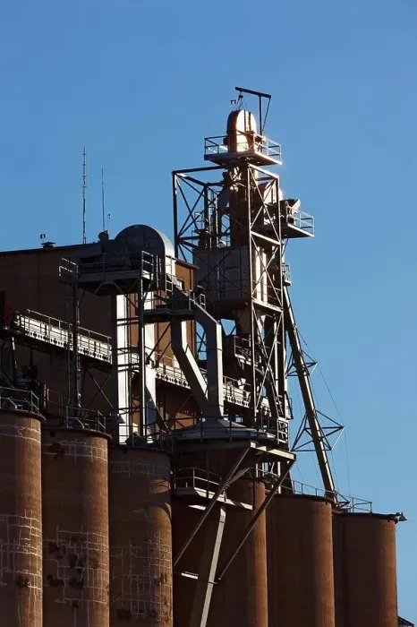 Framed Print : Upper Aspect of a Grain Elevator Framed Print : Upper Aspect of a Grain Elevator