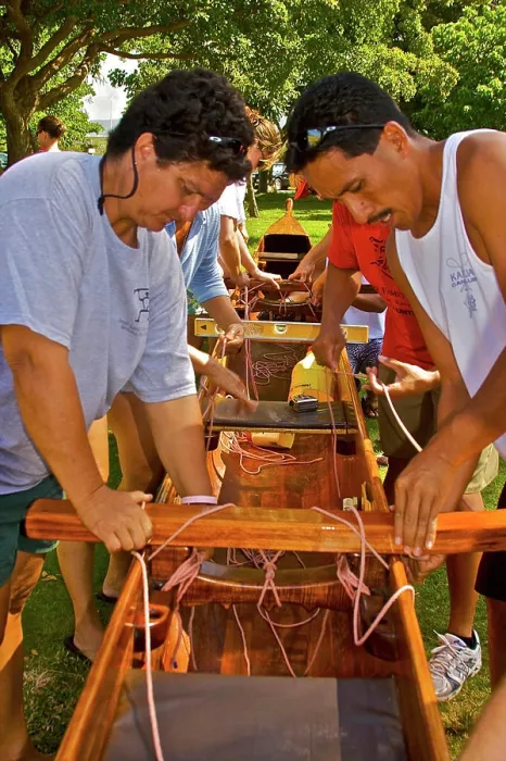 Framed Print : USA, Hawaii, Oahu, Honolulu, outrigger construction Framed Print : USA, Hawaii, Oahu, Honolulu, outrigger construction